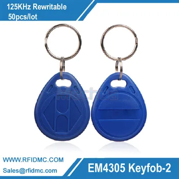 EM4305 RFID хотелски ключодържатели 125 khz ключодържател презаписваем безконтактни маркери ABS, контрол на достъпа