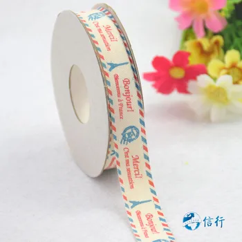ширина 15 мм, печатни памучни ленти в голям рубчик, дантела и сатенени панделки, аксесоари за коса САМ, опаковъчна хартия #3475