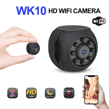WK10 2022 Камера за видеонаблюдение Wifi Интелигентен Мрежов Монитор HD Инфрачервена Камера за Нощно Виждане Спортна DV Безжична Защита на Сигурността на
