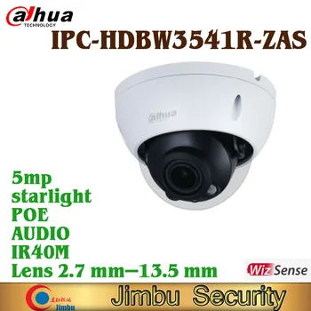 Dahua 5MP POE IPTV IPC-HDBW3541R-ZAS IR30M Вграден микрофон Starlight Домашна куполна мрежова камера WizSense с фокусно разстояние