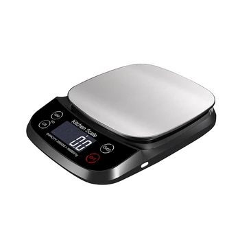 3 кг/10 кг точност ръководят Обратното Броене Водоустойчив LCD Дигитален Дисплей Домакински Печене Скала за Измерване на Кухненски Везни