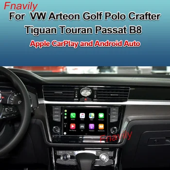 OEM Промяна Безжичен CarPlay за Volkswagen VW Arteon Golf, Polo Crafter Tiguan, Touran Passat B8 Apple CarPlay и Android Auto