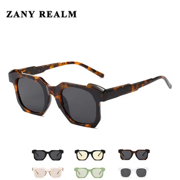 квадратни слънчеви очила y2k за жени и мъже, 2022, луксозни маркови дизайнерски слънчеви очила в стил steampunk, улични слънчеви очила в стил Хип-хоп, слънчеви очила de sol, UV-защита