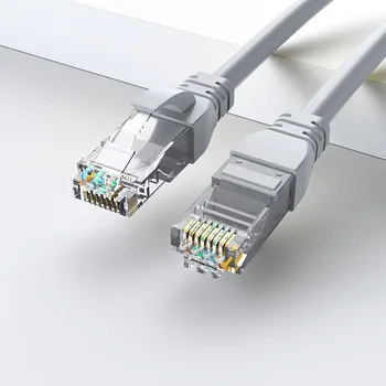 HZY112 шест мрежови кабели домашна сверхтонкая високоскоростната мрежа cat6 gigabit 5G бърза компютърна изпращане на съединителната скок