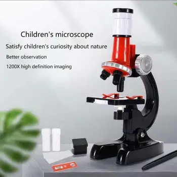 HD 1200 Пъти Микроскоп Играчки Основно Училище Биологична Наука Експериментално Оборудване на Детски Образователни Играчки