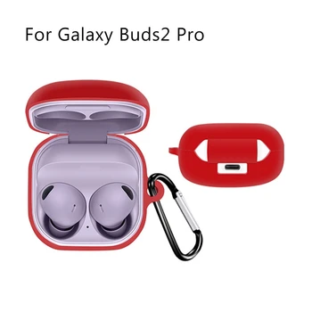 Нов Калъф за слушалки със защита от падане за Galaxy Buds2 Pro, Калъфи за слушалки, Прахозащитен Защитни Капаци за Слушалки с една Кука