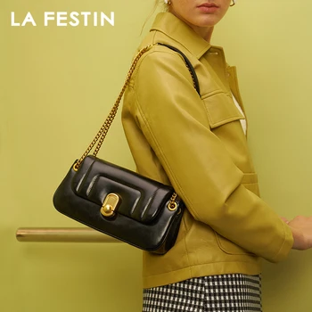 LA FESTIN 2022 Нови Луксозни Дамски Чанти Дизайнерски дамски модерна чанта през рамо с веригата през рамо