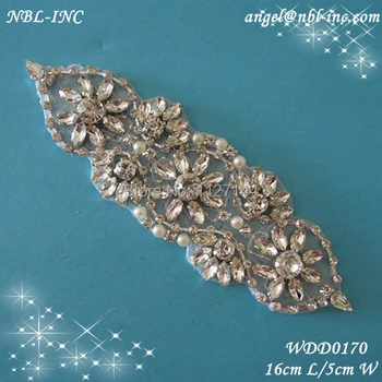 (30 бр.) crystal сватбен мъниста кристал апликация кръпка за сватбена вечерна рокля САМ желязо на WDD0170