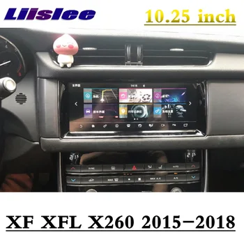 За Jaguar XE XF XFL X260 R-Sport 2015-2019 NAVI LiisLee Автомобилен Мултимедиен 10,25 инча GPS WIFI Аудио CarPlay Радио Навигация