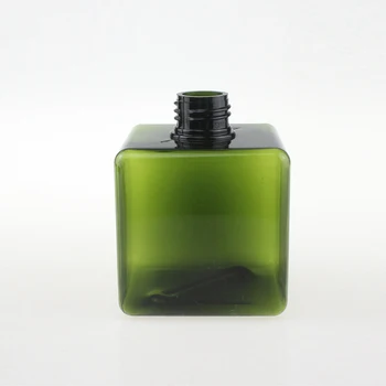 Благородна е квадратна бутилка с помпа лосион за обем 250 мл, пластмасов козметична бутилка на едро