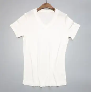 Дамски пролетно-лятна тениска от 100% естествена коприна, дамски еластична ежедневни дишаща лятна риза коприна размер плюс, върхове TB1169