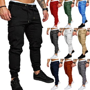 Гореща Разпродажба 2020, Висококачествени Нови Маркови Мъжки Панталони с Принтом, Панталони за активни Бегачи, Панталон-молив, Мъжки Спортни панталони в стил хип-хоп, размери от M до 4XL