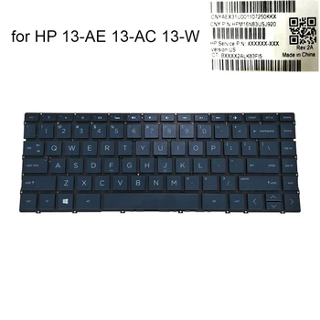 Нова английска клавиатура с подсветка за HP Spectre 13-W 020CA13-aE 13-AC 013DX, сменяеми qwerty клавиатура в САЩ, продажба лаптопи HPM16N83