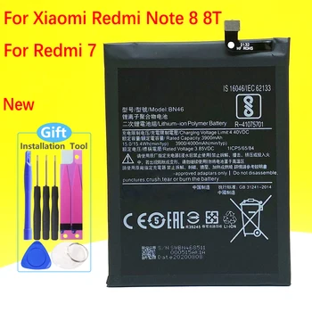 НОВА Батерия BN46 4000 ма За смартфон Xiaomi Redmi Note 8 8T Redmi 7/Смарт Мобилен телефон