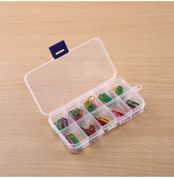 10 Окото е Прозрачна Пластмасова Кутия За Подробности резервни Части, Инструменти Кутия За Съхранение на Бижута Витрина на Винт Калъф Мъниста Контейнер за Обеци Пръстени