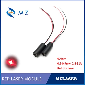 Висока стабилност D8mm 670nm 1 Mw Промишлени Медицински Клас Червена Точка и Лазерен Диод Модул CW Модел на Веригата