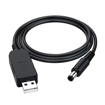 Надеждно напрежение USB в повишаващ преобразувател на въртящ се Кабел Широко Използване на 5 В USB към DC8.4V/9/12