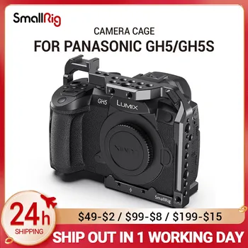 Клетка за камера SmallRig за Panasonic GH5 и GH5S с Прикрепен за студено башмака За притежателя на монитора със светкавица САМ Опции 2646