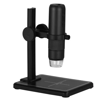 Дигитален Микроскоп USB С 8 Led Ендоскоп Помещение Лупа Черен За Телефон PC Монета Инструмент За Запояване