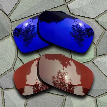 Виолетово-Синьо и Бронзово-Кафяви Слънчеви Очила с Поляризирани Сменяеми Лещи за Oakley Crankcase