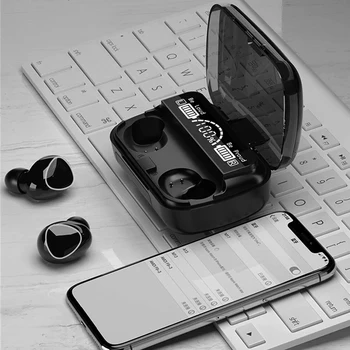 Нов слушалка Bluetooth-съвместими Спортни Слушалки Слушалки в ушите, Bluetooth-съвместими Слушалки TWS Sports Fitness Wireless