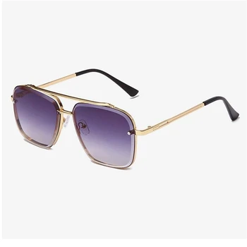 Слънчеви очила метална квадратна рамка за жени Луксозни дизайнерски очила Унисекс visor 5380