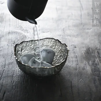 ★началото на Цзиндэчжэнь ръчно пране среден размер на чашата чай вграден воден шлака кофа аксесоари за дома