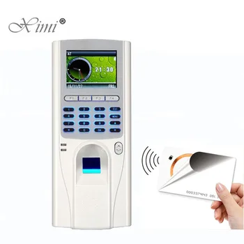 Системи за контрол на Достъпа до врати с биометрични данни пръстови отпечатъци TCP/IP с баркод и RFID-карти TFS20 Fingerpingt и EM-карта