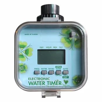 Таймер вода доказателства за вода, лесен електронен ЛКД със слънчева перезарядкой, функция за спиране на дъжд, сила на спестяванията на продължителността на живота на соленоид клапан дълга
