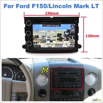 Авто Android GPS За Ford F150/Fusion/Explorer/Edge За Lincoln Mark LT 2004 ~ 2009 Навигационното Радио DVD плейър Carplay Мултимедия