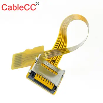 Комплект Карта памет CableCC Micro SD TF Удължител за мъже и Жени Мек Плосък Удължител на кабела спк стартира строителни 10 см